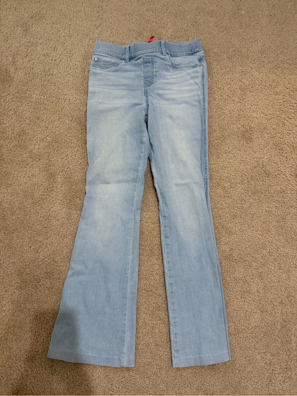 SPANX Retro Light Wash Pull-On Flare Jeans Medium High Rise 20348R